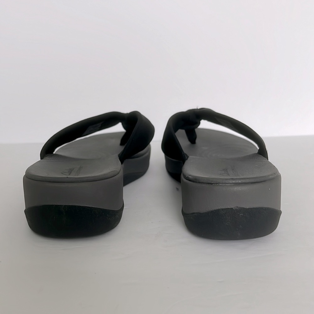 Clarks Women Cloudsteppers Arla Glison Ortholite Sandals Thong Shoes Size 12 New - Picture 9 of 11